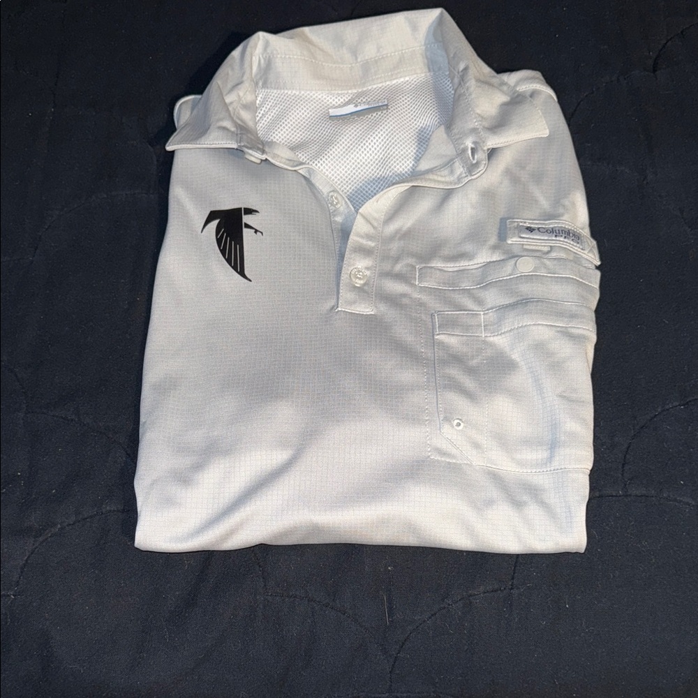 Men's Columbia PFG Atlanta Falcons polo
